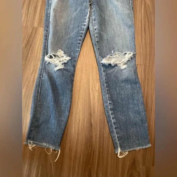 MOTHER the vamp fray crazy like a fox women’s distressed jeans size 25 - Picture 10 of 11